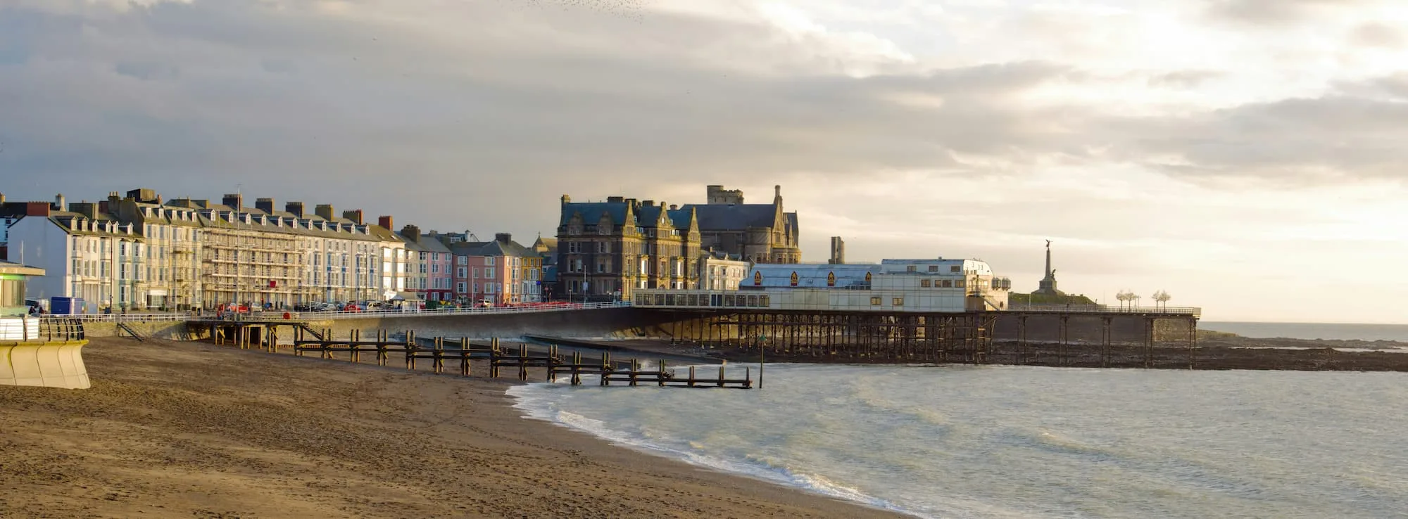 Aberystwyth promenade and pier, Ceredigion
