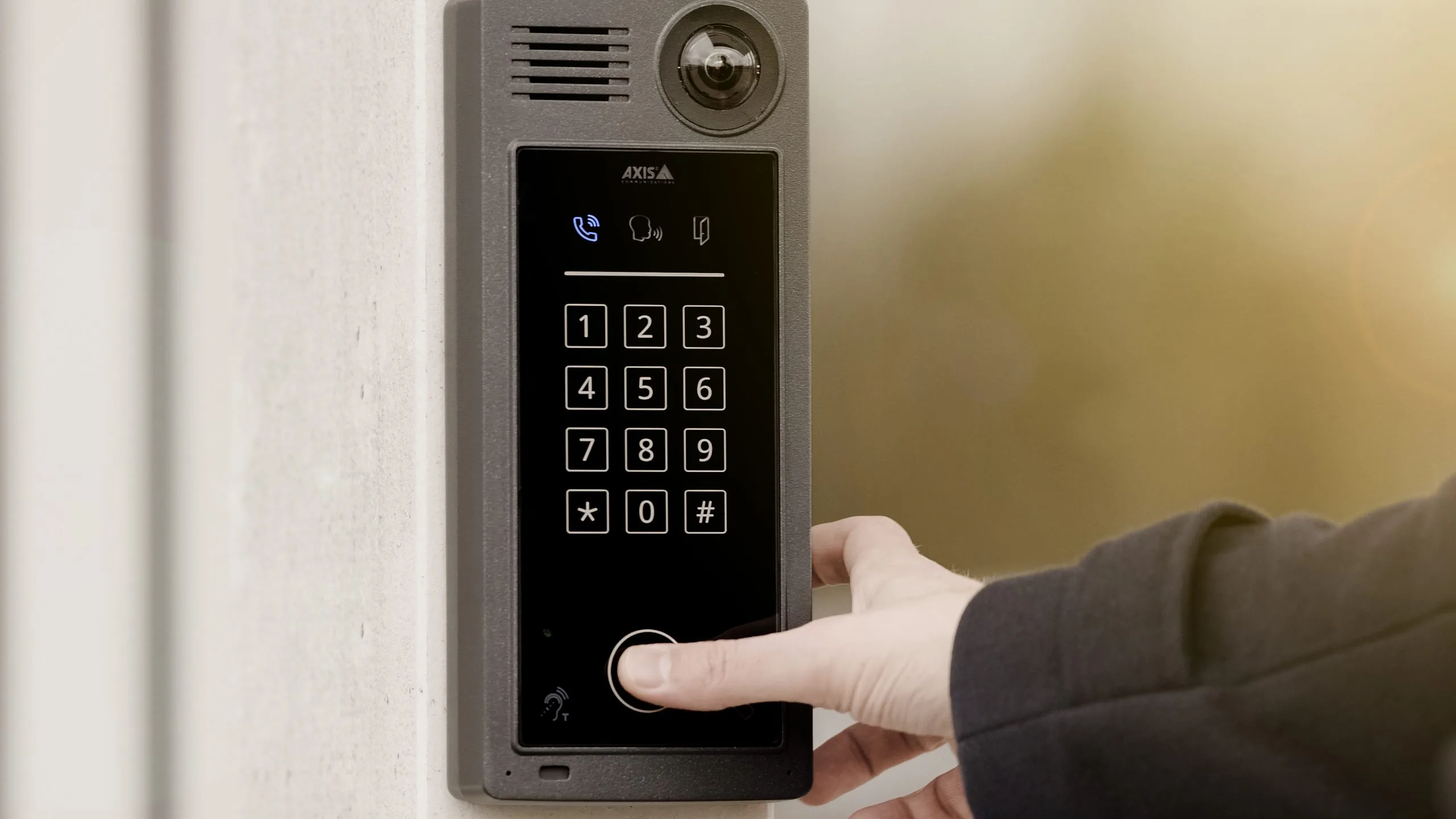 Axis video intercom entry system