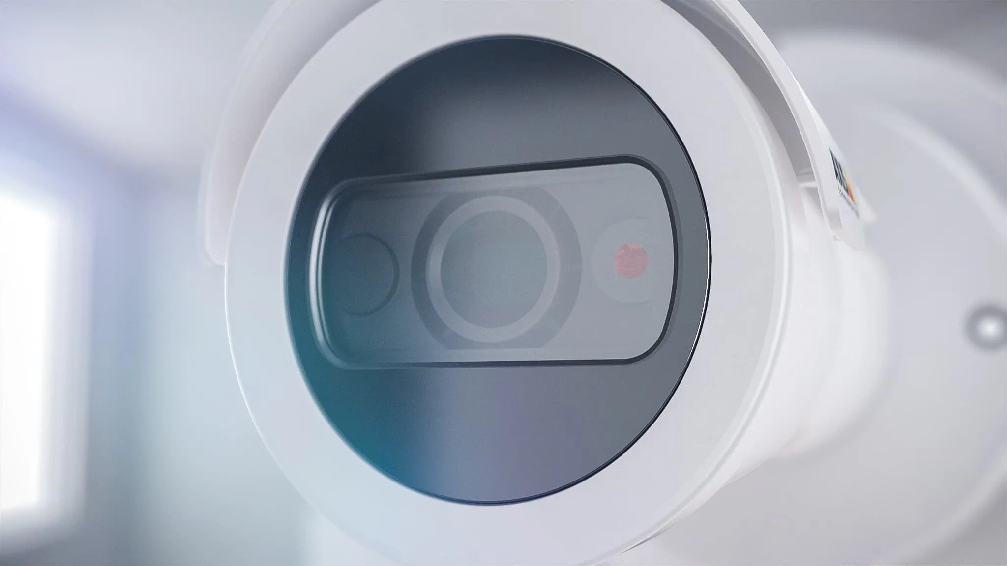 Axis CCTV camera close-up detail