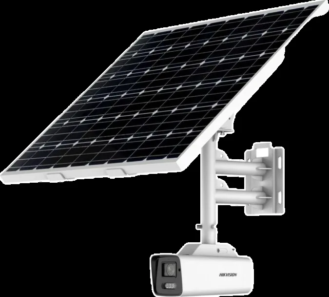 Hikvision solar-powered CCTV camera  -  ideal for remote locations
