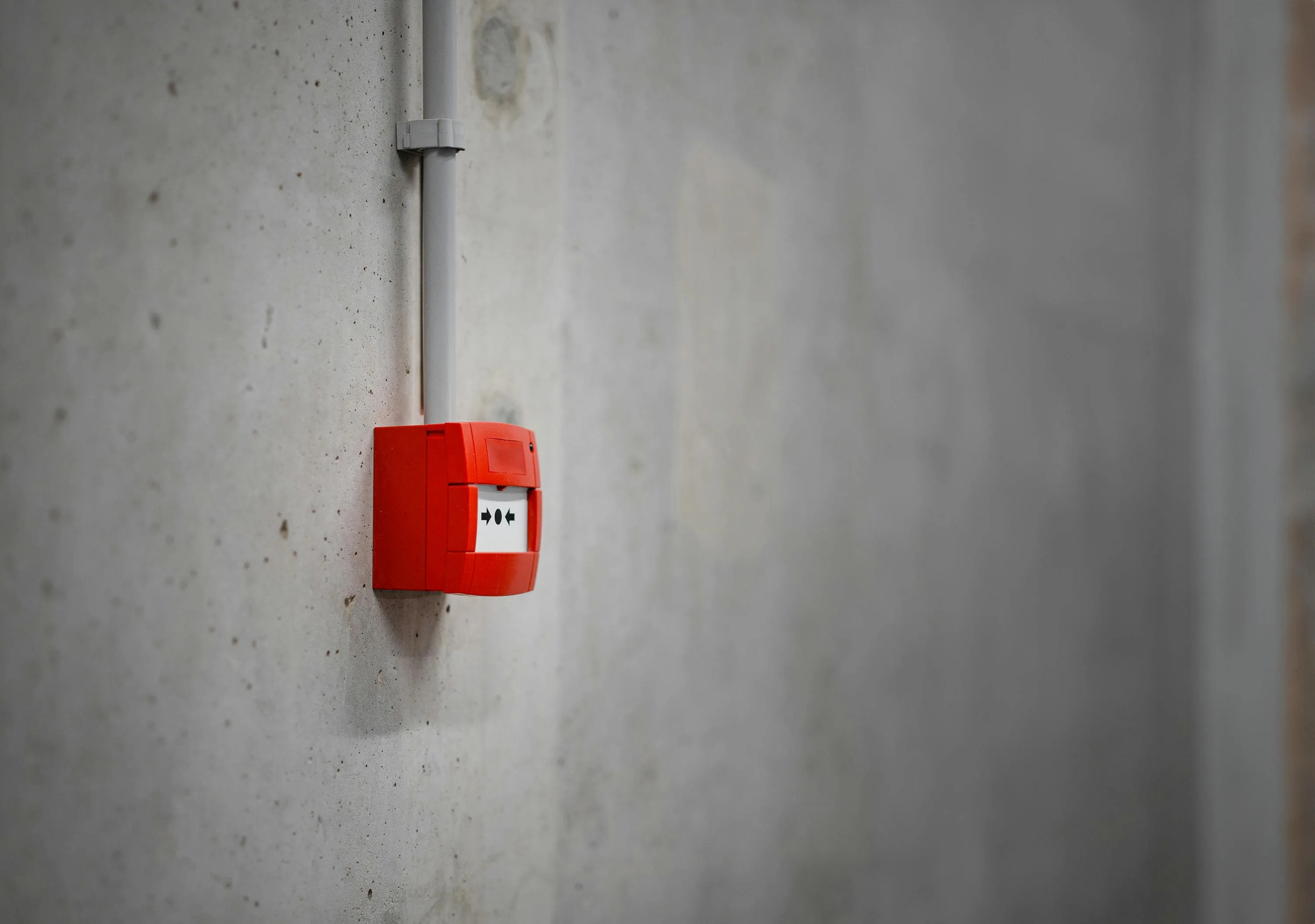 Fire alarm call point  -  installed by Security 4 Wales