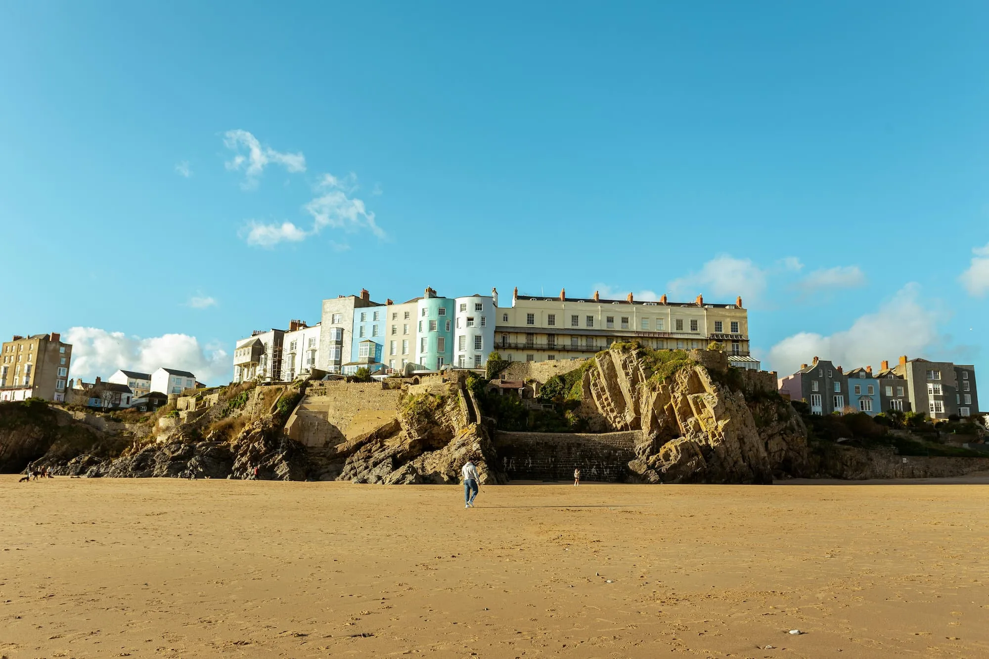 Tenby beach and harbour, Pembrokeshire